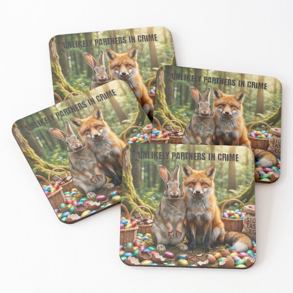 Item preview, Fox and Rabbit Easter designed and sold by DaveysDesigns.