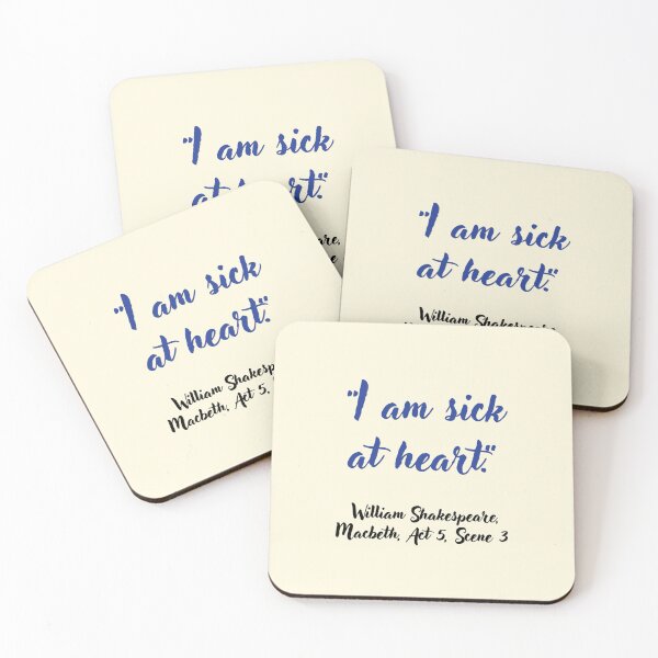 Item preview, Cool Shakespeare Quote from Macbeth designed and sold by CharlottePlaceArt.