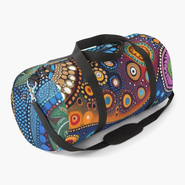 Item preview, Aboriginal Inspired Dot Art - Australian Native Floral Pattern designed and sold by GrinGalore.