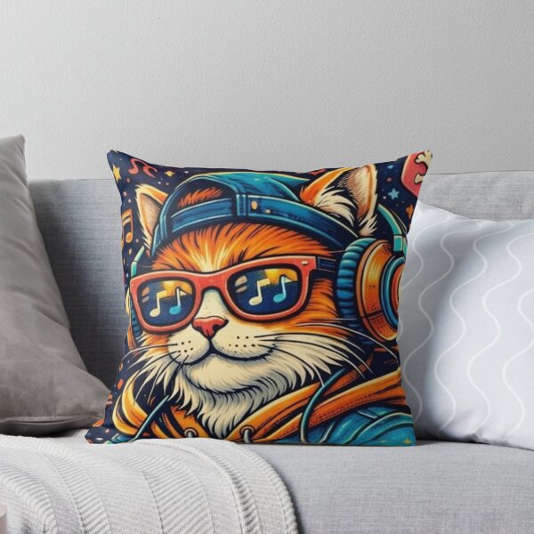 Item preview, Too Cool To Work Retro Cat – Funny Lazy Cat Meme Aesthetic designed and sold by senavillrena.