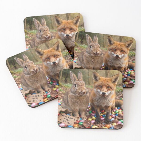 Item preview, Fox and Rabbit Easter designed and sold by DaveysDesigns.