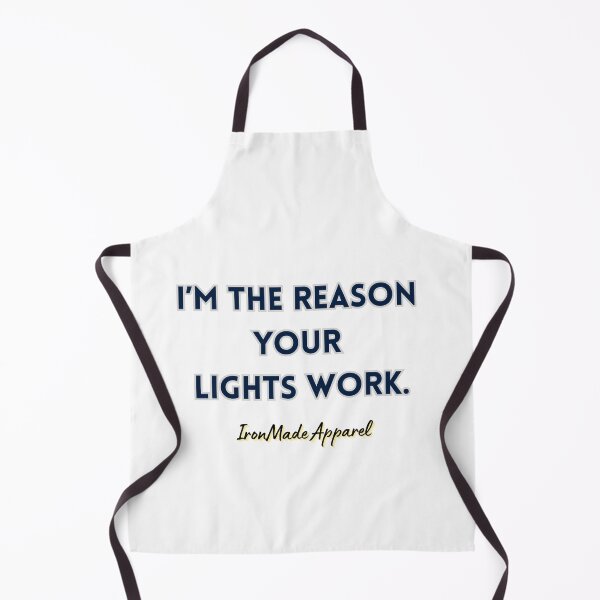 Item preview, I’m The Reason Your Lights Work Funny Electrician Shirt – Electrician Humor Tee for Linemen, Electrical Workers & Electricians Gift designed and sold by IronMade Apparel.