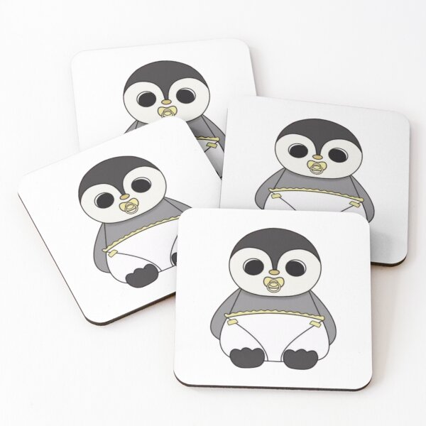 Item preview, Cute Baby Penguin With Pacifier Kawaii Animal designed and sold by Kahakime.