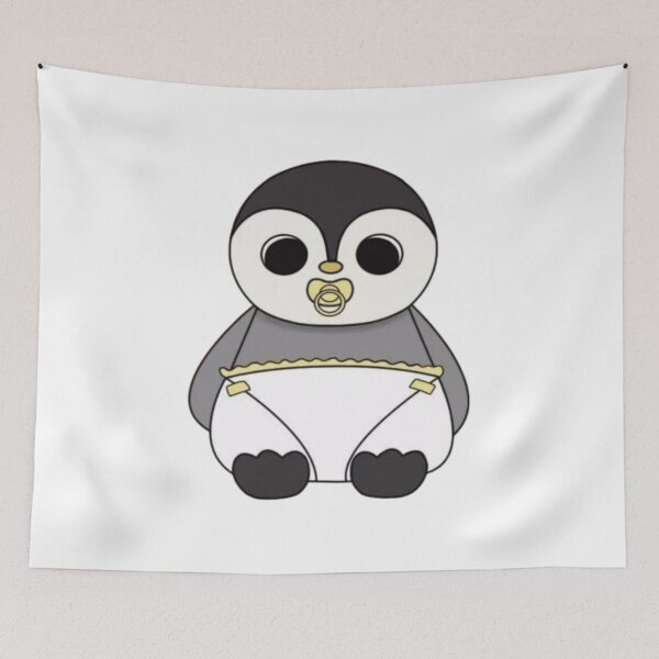 Item preview, Cute Baby Penguin With Pacifier Kawaii Animal designed and sold by Kahakime.