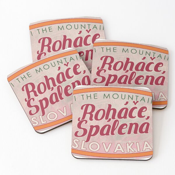 Item preview, Roháče - Spálená, Slovakia, Ski, textured skiing badge designed and sold by Wanderful-roads.