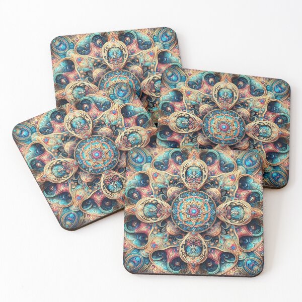 Item preview, Sacred Mandala – Vibrant Geometric Harmony designed and sold by Dogandesighn.