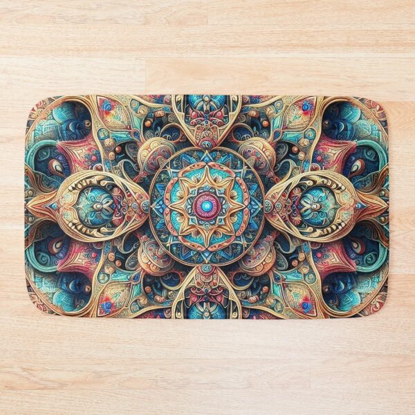 Item preview, Sacred Mandala – Vibrant Geometric Harmony designed and sold by Dogandesighn.