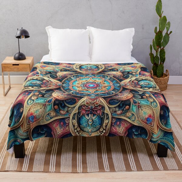 Item preview, Sacred Mandala – Vibrant Geometric Harmony designed and sold by Dogandesighn.