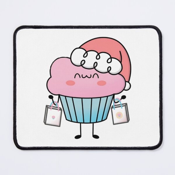 Item preview, Kawaii Christmas Cupcake Shopping Holiday Dessert designed and sold by Kahakime.