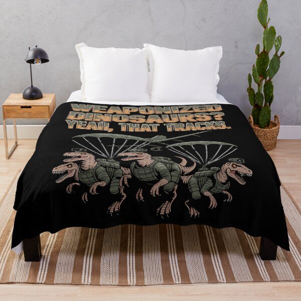 Item preview, Weaponized Dinosaurs Funny Paleontology Art designed and sold by ajxaovjq6.