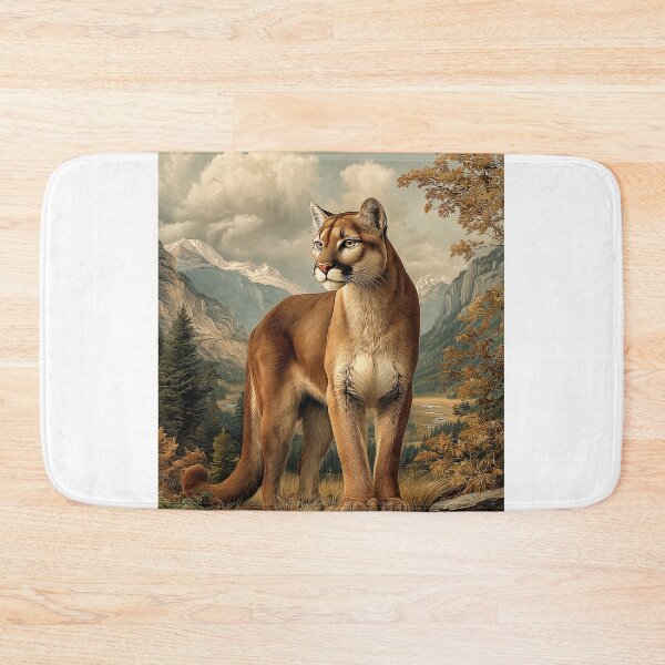 Item preview, Majestic Cougar in Mountain Landscape designed and sold by PetsArt.