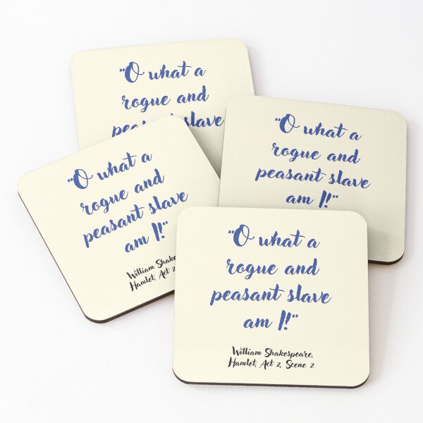 Item preview, Peachy Shakespeare Quote from Hamlet designed and sold by CharlottePlaceArt.