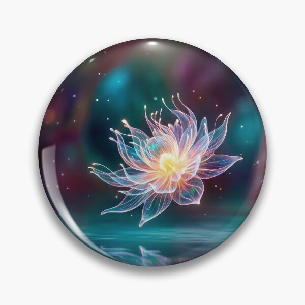 Item preview, Luminous Ether Lotus - Vivid Zen Decor for Sleep & Stress Relief designed and sold by NettaArts.