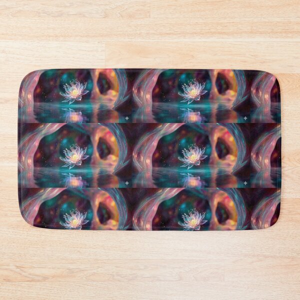 Item preview, Luminous Ether Lotus - Vivid Zen Decor for Sleep & Stress Relief designed and sold by NettaArts.