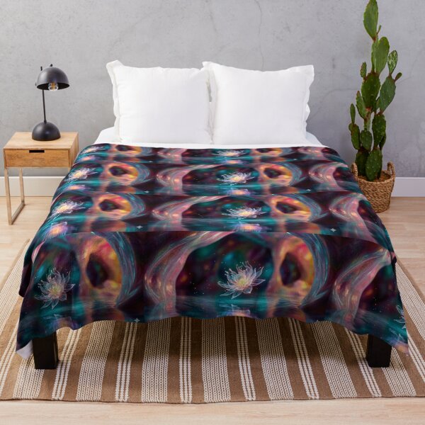 Item preview, Luminous Ether Lotus - Vivid Zen Decor for Sleep & Stress Relief designed and sold by NettaArts.