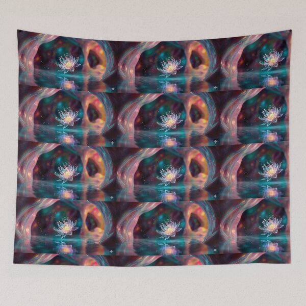 Item preview, Luminous Ether Lotus - Vivid Zen Decor for Sleep & Stress Relief designed and sold by NettaArts.