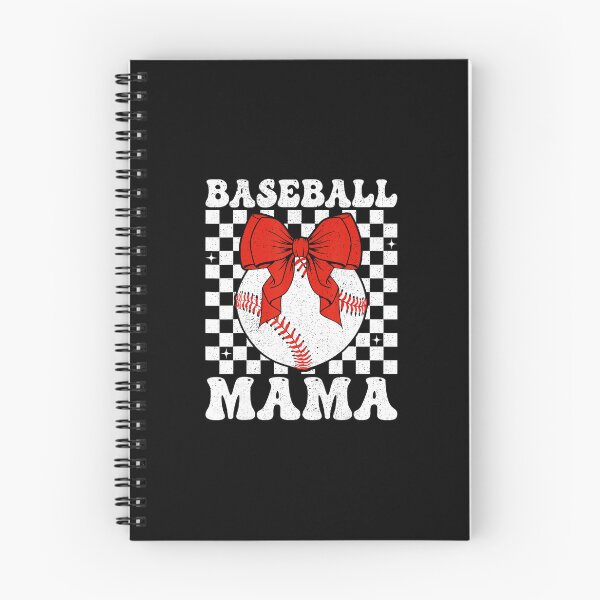 Artikelvorschau, Baseball Mama Rote Schleife Karomuster Sportmutter Design entworfen und verkauft von zamiokaline.