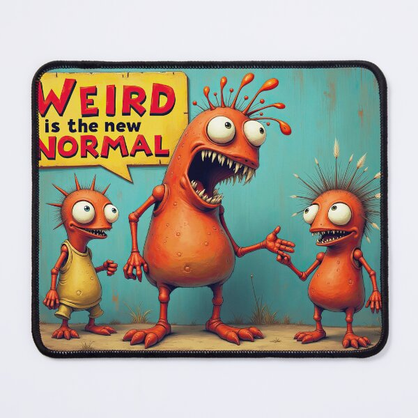 Item preview, Weird Is The New Normal designed and sold by Radioactive Monkey Club.