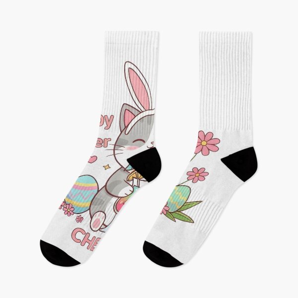 Item preview, happy easter cat designed and sold by Uglyandcute.