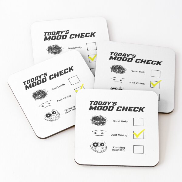 Item preview, Playful “Today’s Mood Check” Illustration – Funny Relatable Mood Chart for Daily Motivation & Engagement designed and sold by Bright Nest Studio.