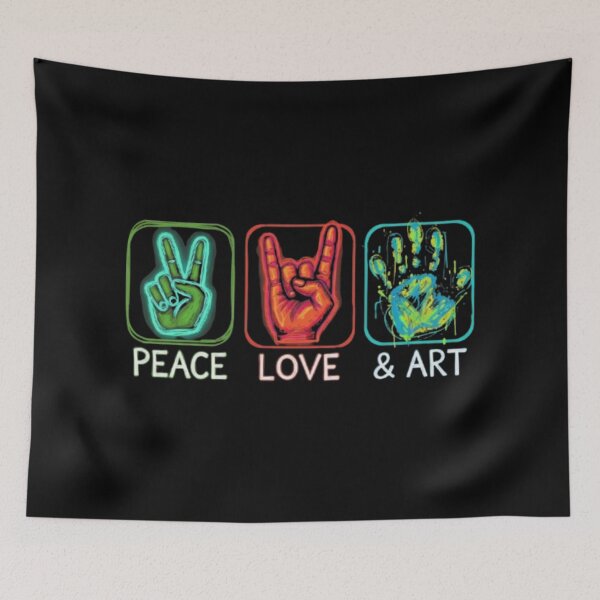 Item preview, Peace Love Art designed and sold by Aise06.