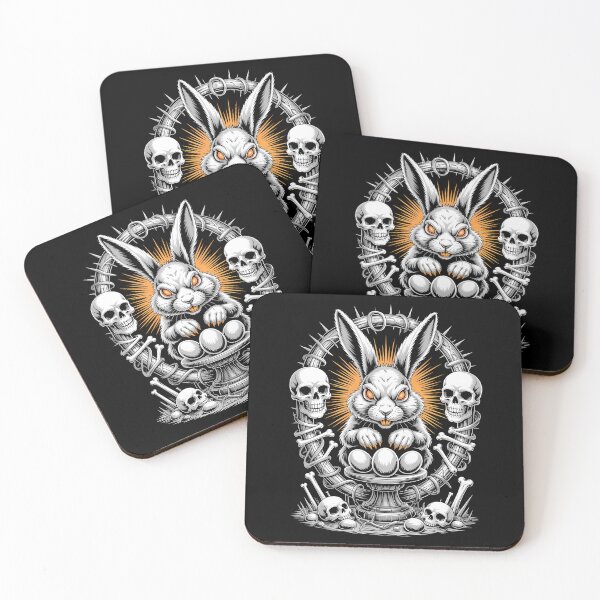 Item preview, Dark Evil Easter Bunny – Gothic Creepy Rabbit Easter Design designed and sold by Art-Arcade6.