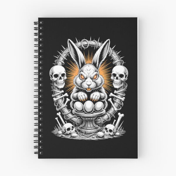 Item preview, Dark Evil Easter Bunny – Gothic Creepy Rabbit Easter Design designed and sold by Art-Arcade6.