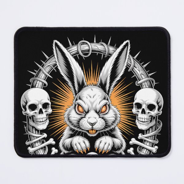 Item preview, Dark Evil Easter Bunny – Gothic Creepy Rabbit Easter Design designed and sold by Art-Arcade6.