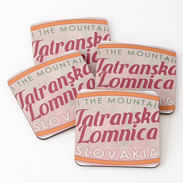 Item preview, Tatranská Lomnica, Slovakia, Ski, textured skiing badge designed and sold by Wanderful-roads.