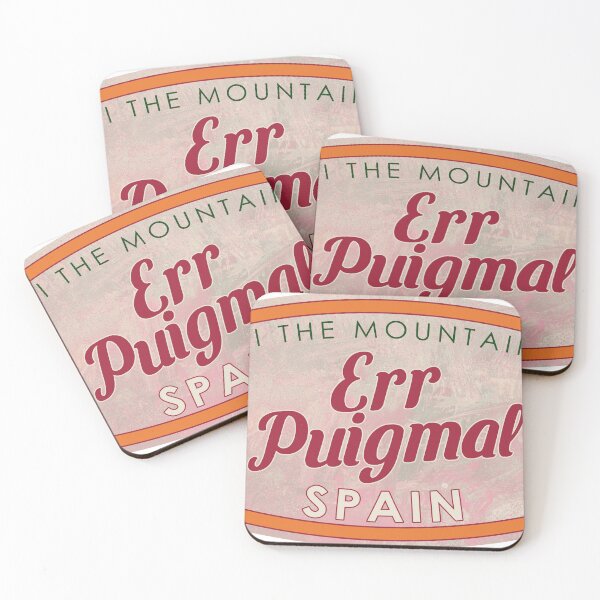 Item preview, Err-Puigmal, Spain, Ski, textured skiing badge designed and sold by Wanderful-roads.
