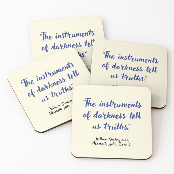 Item preview, Shakespeare Quote from Macbeth designed and sold by CharlottePlaceArt.