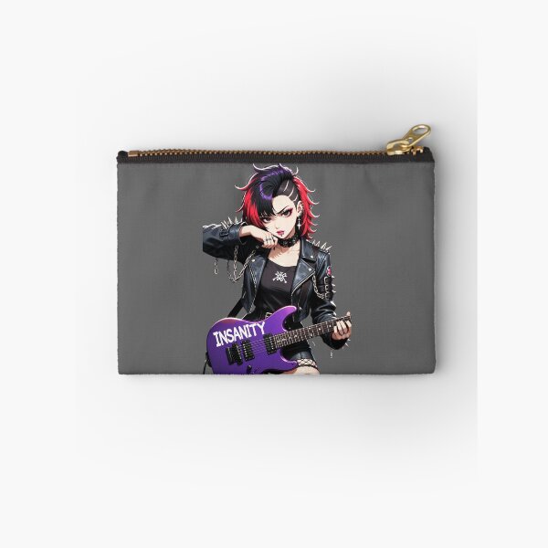 Item preview, INSANITY - Punk Guitarist Anime Girl - Edgy Rock designed and sold by INSANITYBREED.