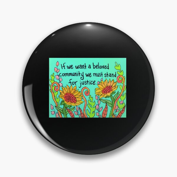 Item preview, Beloved Community Retro Floral Typography designed and sold by ajxaovjq6.