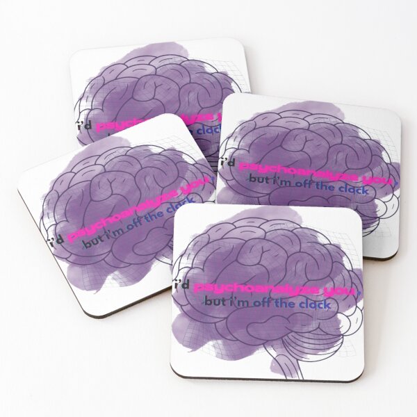Item preview, I'd Psychoanalyze You But I'm Off The Clock | Funny Psychology Humor designed and sold by Pardon my Palette.