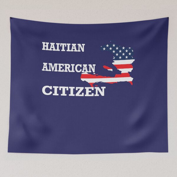 Item preview, Citizenship gift US Haitian flag Naturalization citizen present designed and sold by ComboT.