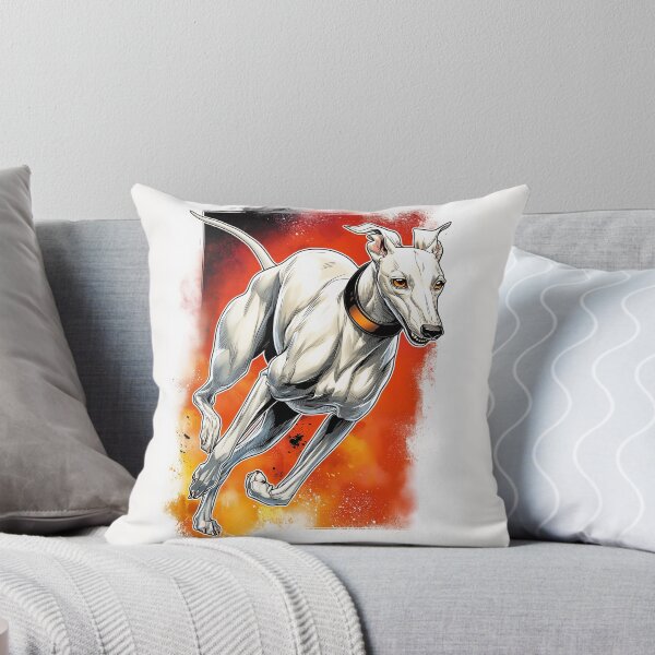 Item preview, Running Greyhound Dog Illustration designed and sold by PetsArt.