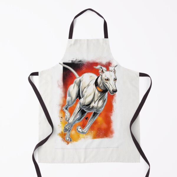 Item preview, Running Greyhound Dog Illustration designed and sold by PetsArt.