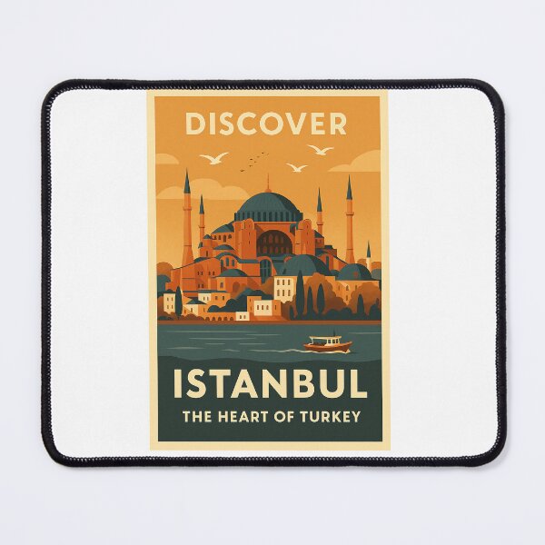 Item preview, Discover Istanbul – The Heart of Turkey (Vintage Skyline Poster) designed and sold by best-2025.