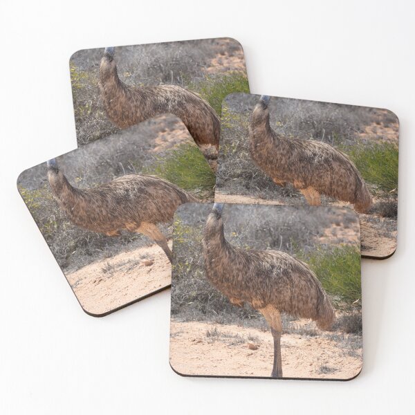 Item preview, Outback Giant – Wild Emu Standing in the Australian Desert, Wildlife Photography designed and sold by WildFrameNature.