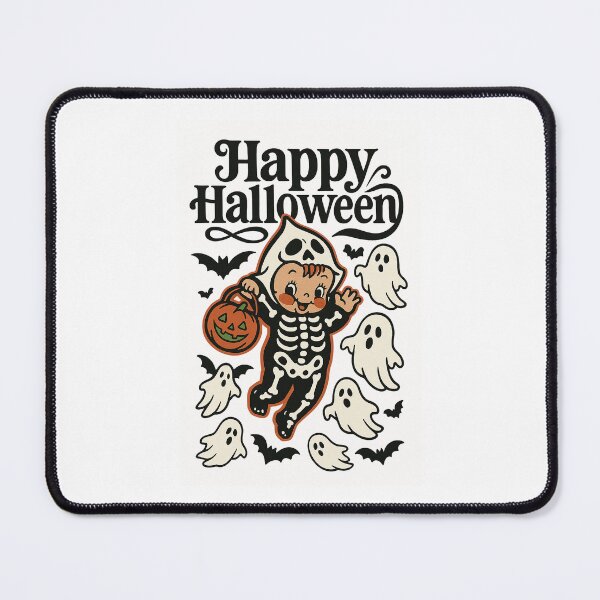 Item preview, Cute Baby Skeleton & Ghosts – Happy Halloween Vintage Design designed and sold by best-2025.