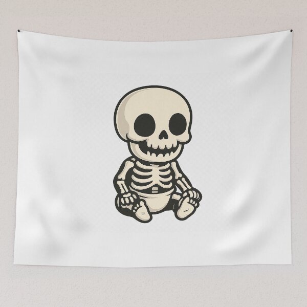 Item preview, Cute Baby Skeleton – Happy Halloween Design designed and sold by best-2025.