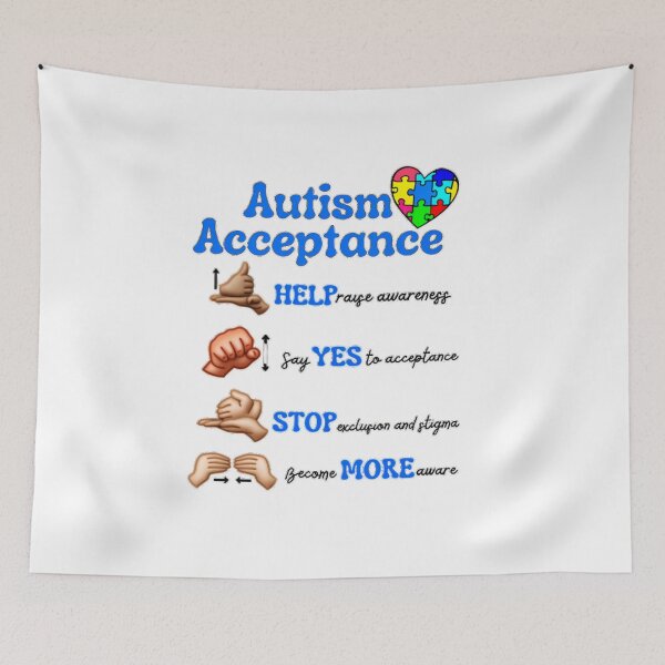 Item preview, Autism Acceptance Autistic Adhd Asd  designed and sold by Thread&Fable.