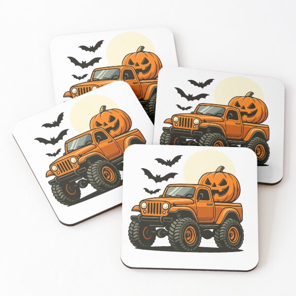 Item preview, Cute Halloween Retro Truck | Pumpkin Pickup with Bats | Fall Season Minimal T-Shirt Design designed and sold by best-2025.