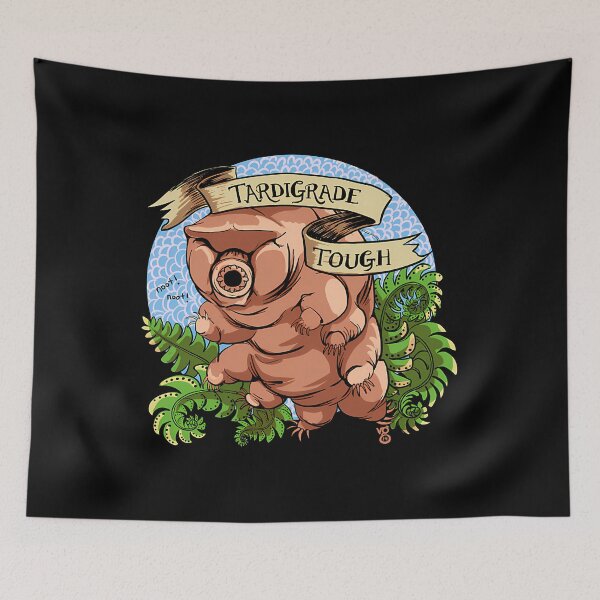 Item preview, Tardigrade Tough Crest Science Humor Art designed and sold by ajxaovjq6.