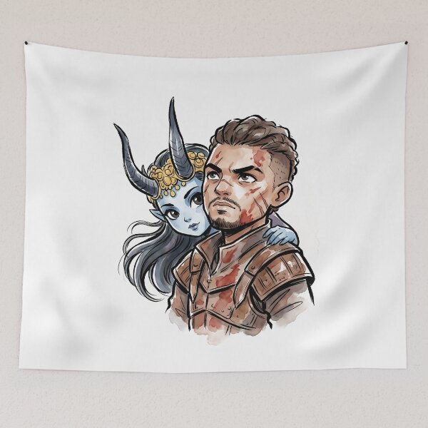 Item preview, Chibi Watercolor Wyll Ravengard designed and sold by Nervas.