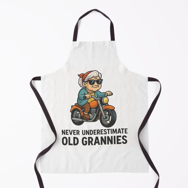 Item preview, Never Underestimate Old Grannies on an E-Bike | Funny Grandma Biker T-Shirt designed and sold by best-2025.