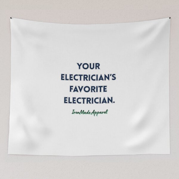Item preview, Your Electrician’s Favorite Electrician T-Shirt – Funny Electrician Humor Tee for Linemen, Electrical Workers & Proud Tradesmen designed and sold by IronMade Apparel.