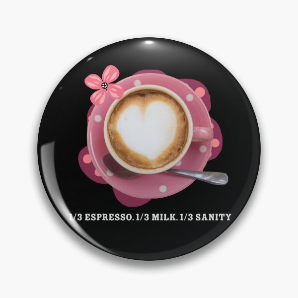 Item preview, Espresso Milk Sanity - Funny Coffee Ratio Art designed and sold by Mini Pixel Perfect Co..