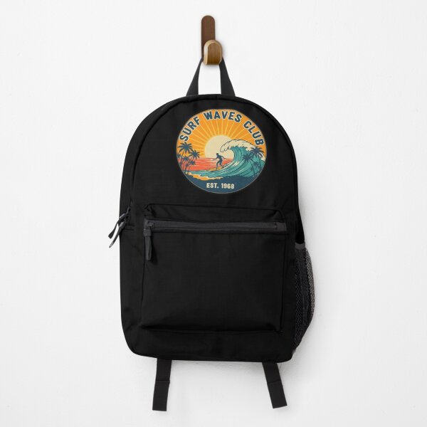 Item preview, Circle Vintage Surf Style. SURF WAVES CLUB. designed and sold by Giulivo Store Graphic.