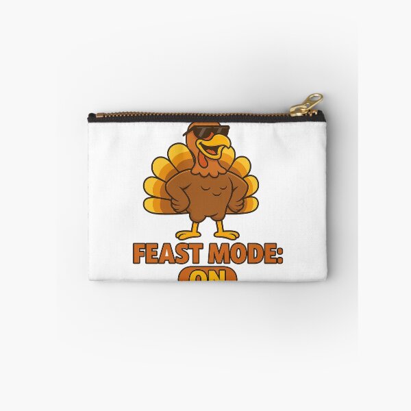 Item preview, Cute Thanksgiving Turkey with Pumpkin Pie and Autumn Leaves designed and sold by best-2025.